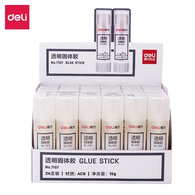 得力 7107 膠棒 15g 24支裝 （計價單位:盒）